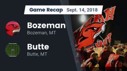 Recap: Bozeman  vs. Butte  2018