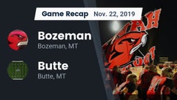 Recap: Bozeman  vs. Butte  2019