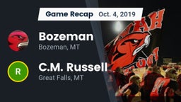 Recap: Bozeman  vs. C.M. Russell  2019