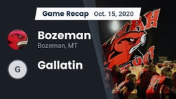 Recap: Bozeman  vs. Gallatin  2020