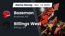 Recap: Bozeman  vs. Billings West  2020