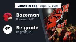 Recap: Bozeman  vs. Belgrade  2021