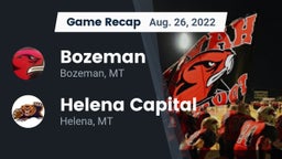Recap: Bozeman  vs. Helena Capital  2022