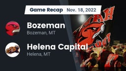 Recap: Bozeman  vs. Helena Capital  2022