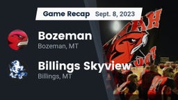 Recap: Bozeman  vs. Billings Skyview  2023