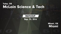 Matchup: McLain Science & vs. Miami  2016