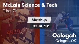 Matchup: McLain Science & vs. Oologah  2016