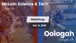 Matchup: McLain Science & vs. Oologah  2018