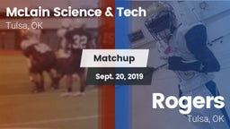 Matchup: McLain Science & vs. Rogers  2019