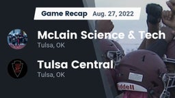 Recap: McLain Science & Tech  vs. Tulsa Central  2022