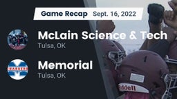 Recap: McLain Science & Tech  vs. Memorial  2022