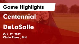 Centennial  vs DeLaSalle  Game Highlights - Oct. 12, 2019