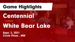 Centennial  vs White Bear Lake  Game Highlights - Sept. 2, 2021