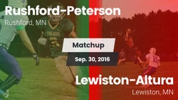 Matchup: Rushford-Peterson vs. Lewiston-Altura  2016