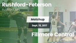 Matchup: Rushford-Peterson vs. Fillmore Central  2017