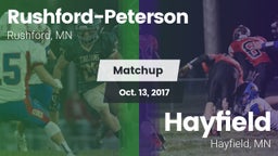 Matchup: Rushford-Peterson vs. Hayfield  2017