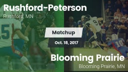Matchup: Rushford-Peterson vs. Blooming Prairie  2017