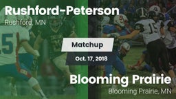 Matchup: Rushford-Peterson vs. Blooming Prairie  2018