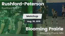 Matchup: Rushford-Peterson vs. Blooming Prairie  2019