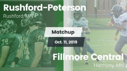 Matchup: Rushford-Peterson vs. Fillmore Central  2019