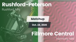 Matchup: Rushford-Peterson vs. Fillmore Central  2020