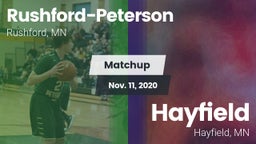 Matchup: Rushford-Peterson vs. Hayfield  2020