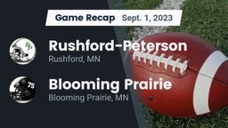 Recap: Rushford-Peterson  vs. Blooming Prairie  2023