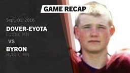 Recap: Dover-Eyota  vs. Byron  2016