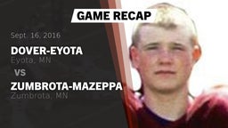 Recap: Dover-Eyota  vs. Zumbrota-Mazeppa  2016