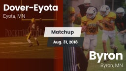 Matchup: Dover-Eyota High vs. Byron  2018