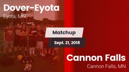 Matchup: Dover-Eyota High vs. Cannon Falls  2018