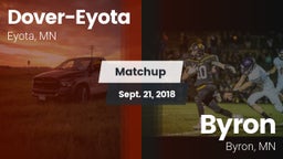 Matchup: Dover-Eyota High vs. Byron  2018