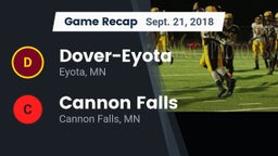 Recap: Dover-Eyota  vs. Cannon Falls  2018