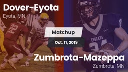 Matchup: Dover-Eyota High vs. Zumbrota-Mazeppa  2019