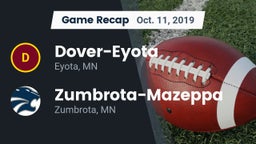 Recap: Dover-Eyota  vs. Zumbrota-Mazeppa  2019