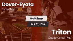 Matchup: Dover-Eyota High vs. Triton  2020