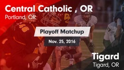 Matchup: Central Catholic, OR vs. Tigard  2016