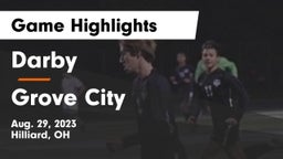Darby  vs Grove City  Game Highlights - Aug. 29, 2023