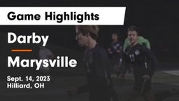 Darby  vs Marysville  Game Highlights - Sept. 14, 2023