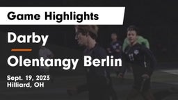 Darby  vs Olentangy Berlin  Game Highlights - Sept. 19, 2023