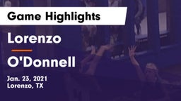 Lorenzo  vs O'Donnell  Game Highlights - Jan. 23, 2021