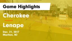 Cherokee  vs Lenape  Game Highlights - Dec. 21, 2017
