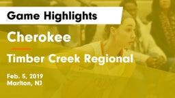 Cherokee  vs Timber Creek Regional  Game Highlights - Feb. 5, 2019