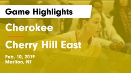 Cherokee  vs Cherry Hill East Game Highlights - Feb. 10, 2019
