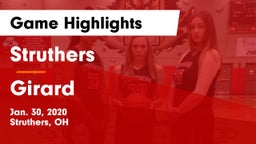 Struthers  vs Girard  Game Highlights - Jan. 30, 2020