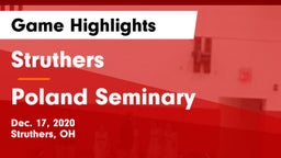 Struthers  vs Poland Seminary  Game Highlights - Dec. 17, 2020