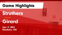 Struthers  vs Girard  Game Highlights - Jan. 9, 2021