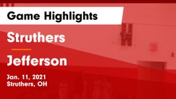 Struthers  vs Jefferson  Game Highlights - Jan. 11, 2021