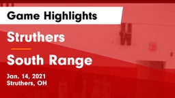 Struthers  vs South Range Game Highlights - Jan. 14, 2021
