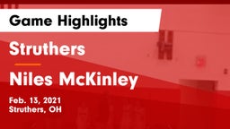 Struthers  vs Niles McKinley  Game Highlights - Feb. 13, 2021